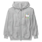 LalaHangeulのエゾモモンガさんドーン！(ハングル) Heavyweight Zip Hoodie