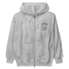 ミナミコアリクイ【のの】の寒暖差！【いぬのおやこ】 Heavyweight Zip Hoodie