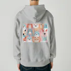 テフラんずの動物ファッションショー Heavyweight Zip Hoodie