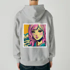 Sunlit Horizonの令和・浮世絵ギャル Heavyweight Zip Hoodie