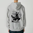 Sunlit HorizonのA lonely SAMURAI Heavyweight Zip Hoodie