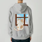 ウチのMEIGENやさんの猫 〜窓辺のひととき〜 Heavyweight Zip Hoodie