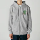 segasworksのトリケラちゃん（お座り正面） Heavyweight Zip Hoodie