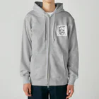 ペコりんショップのやってらんねー女子 Heavyweight Zip Hoodie