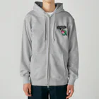 カゲトラのダルマインコのカゲトラさん（ギョリギョリ・吹き出し付） Heavyweight Zip Hoodie