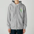 MoChi_Megのイカパイナポー=Ika&Pineapple Heavyweight Zip Hoodie