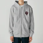 WebArtsの肉球をモチーフにしたオリジナルブランド「nikuQ」（犬タイプ）です Heavyweight Zip Hoodie