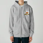 心の森ミュージアム　遊童館の早春 Heavyweight Zip Hoodie