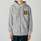 dcgnori／ワンコ画像の西海岸のワンコ Heavyweight Zip Hoodie