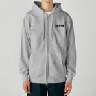 QUQU_WORKSのソトアソビ アウトドアライフ キャンプ 外遊び ブラック Heavyweight Zip Hoodie