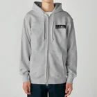 QUQU_WORKSのウミアソビ マリンライフ 海遊び サーフ 釣り ブラック Heavyweight Zip Hoodie