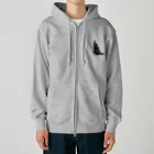 Rubbishの子猫の後ろ姿 Heavyweight Zip Hoodie