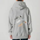 トコロコムギの絵の具にゃんこ Heavyweight Zip Hoodie