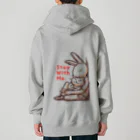 BeachBunnyのうさぎとねこ　Stay With Me Heavyweight Zip Hoodie