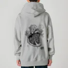 The Sleep WalkersのHeart Heavyweight Zip Hoodie