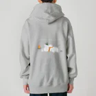 kiki25のアウトドアライフを満喫する白くま(冬) Heavyweight Zip Hoodie