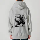 Sunlit HorizonのA lonely SAMURAI Heavyweight Zip Hoodie