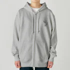 neconos Goodsのふくろねこ（ねこかもいぬかも） Heavyweight Zip Hoodie