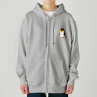 日々好日屋2号店の肯定ペンギン Heavyweight Zip Hoodie