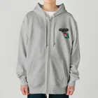 カゲトラのダルマインコのカゲトラさん（ギョリギョリ・吹き出し付） Heavyweight Zip Hoodie