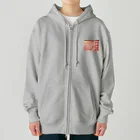 テフラんずのフラワーローズ Heavyweight Zip Hoodie