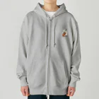 Ａｔｅｌｉｅｒ　Ｈｅｕｒｅｕｘのチェロを弾く猫 Heavyweight Zip Hoodie