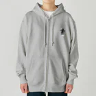 Lily bird（リリーバード）の完全シルエット ジャズダンサー キラメキ Heavyweight Zip Hoodie