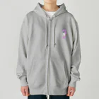 LalaHangeulのタツノオトシゴさんはイクメンです　ピンクバージョン Heavyweight Zip Hoodie