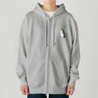 LalaHangeulのRockhopper penguin　(イワトビペンギン) Heavyweight Zip Hoodie