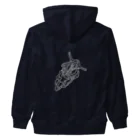 マズルノマの棘皮動物　幼生 Heavyweight Zip Hoodie