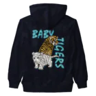 LalaHangeulのBABY TIGERS　バックプリント Heavyweight Zip Hoodie