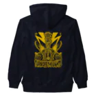 ダムダムサイコ　- Damn Damn Psycho -の黒石寺蘇民祭「電気消せ！」 Heavyweight Zip Hoodie