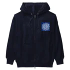 Anna’s galleryの碧の結晶 11 Heavyweight Zip Hoodie