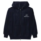 ぴんぴんころりの東京かあさん厚地ジップパーカー Heavyweight Zip Hoodie