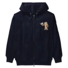 ari designの読書が大好きなクマ Heavyweight Zip Hoodie