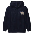 LalaHangeulのアフリカゾウさん　ハングルバージョン Heavyweight Zip Hoodie