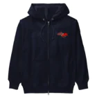 かほりのお馬ショップの【特注名前入れ】ウマ×鹿毛　色選べます！  Heavyweight Zip Hoodie