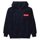 Mappila SHOPのフラットアースMAP 白01 Heavyweight Zip Hoodie