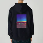 わらしゃんどの夕暮れ Heavyweight Zip Hoodie