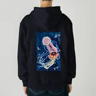 JapaneseArt Yui Shopの海月のワルツ Heavyweight Zip Hoodie