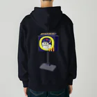 月夜のタツノオトシゴのowl post Heavyweight Zip Hoodie