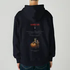猫TENのカボチャの馬車を操縦する猫 Heavyweight Zip Hoodie
