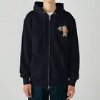 ari designの読書が大好きなクマ Heavyweight Zip Hoodie