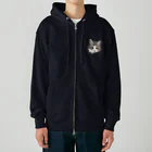 nuuko_artのねこのティナさん Heavyweight Zip Hoodie