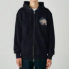 LalaHangeulのアフリカゾウさん　ハングルバージョン Heavyweight Zip Hoodie