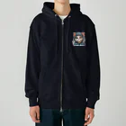 morohey_shopのツナ【TEAM キャット フード】ステッカー80×80、パーカー各種 Heavyweight Zip Hoodie