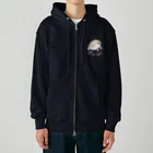 LalaHangeulの사막 비 개구리(ナマカフクラガエル)　ハングルバージョン Heavyweight Zip Hoodie