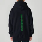 HI-IZURUのHINOMARU国の地図　背面にLand of the Rising Sun（緑文字）　ヘビーウェイトジップパーカー Heavyweight Zip Hoodie