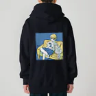 猫のきぬくんのお店の僕と猫 Heavyweight Zip Hoodie