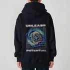 NeoNestの"Unleash Potential" Graphic Tee & Merch ヘビーウェイトジップパーカー